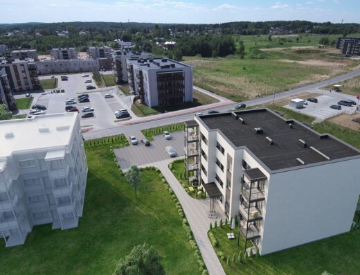 Nauji butai Antakalnyje su 3,1 m lubomis – gamtos apsuptyje