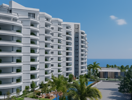Apartamentai prie jūros Gaziveren, Lefke – jau pastatytas projektas Šiaurės Kipre