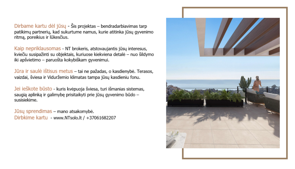 Sitio de Calahonda, Mijas Costa – ramus ir kokybiškas gyvenimas pietų Ispanijoje
