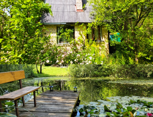Sodo namas su sklypu ir ežero pakrante Vilniaus rajone, Rastinėnų k., Bubų g.