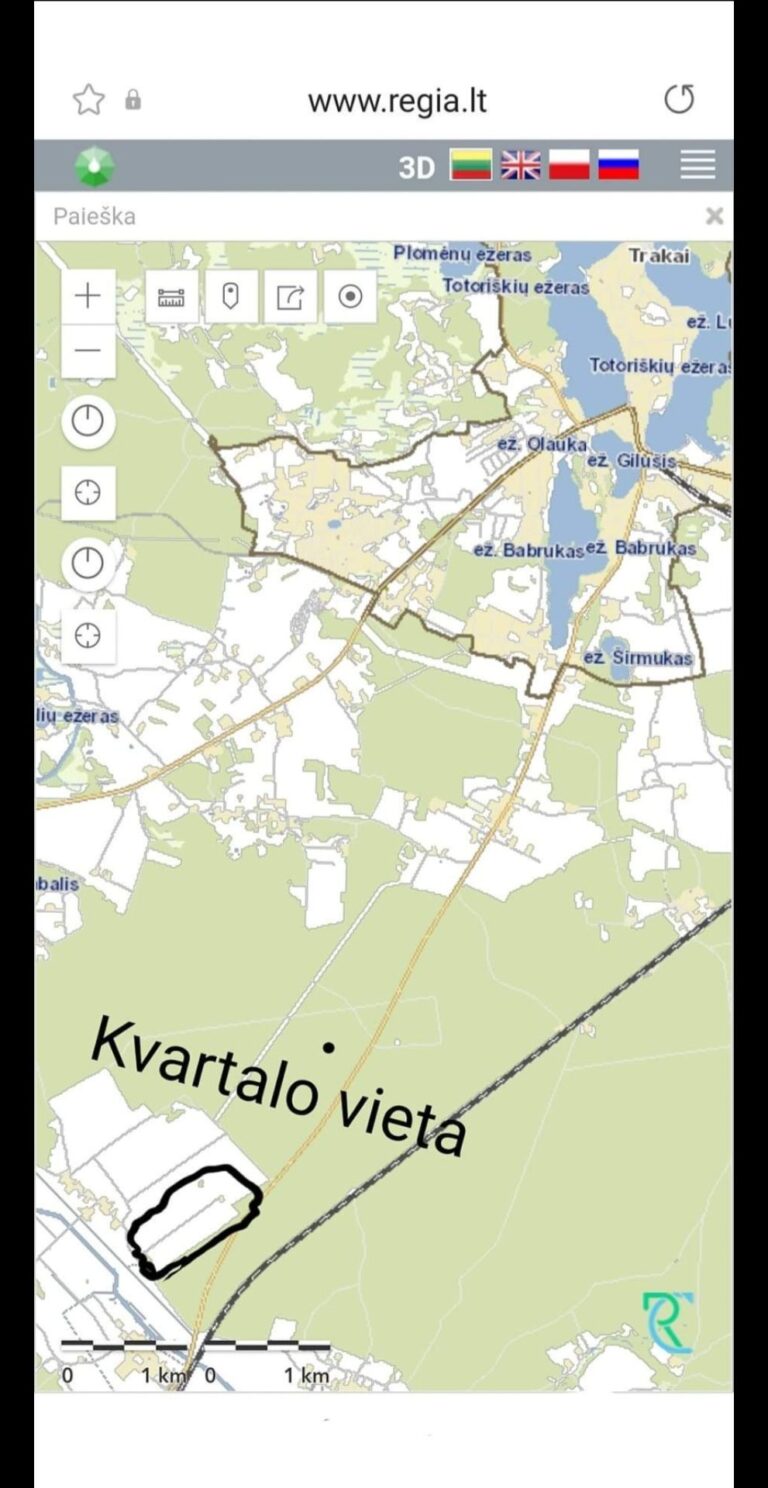Sklypai pušyne prie Trakų – uždarame kvartale
