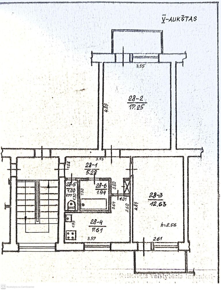 Parduodamas 2 kambarių butas Ventos mieste(Akmenės raj)
